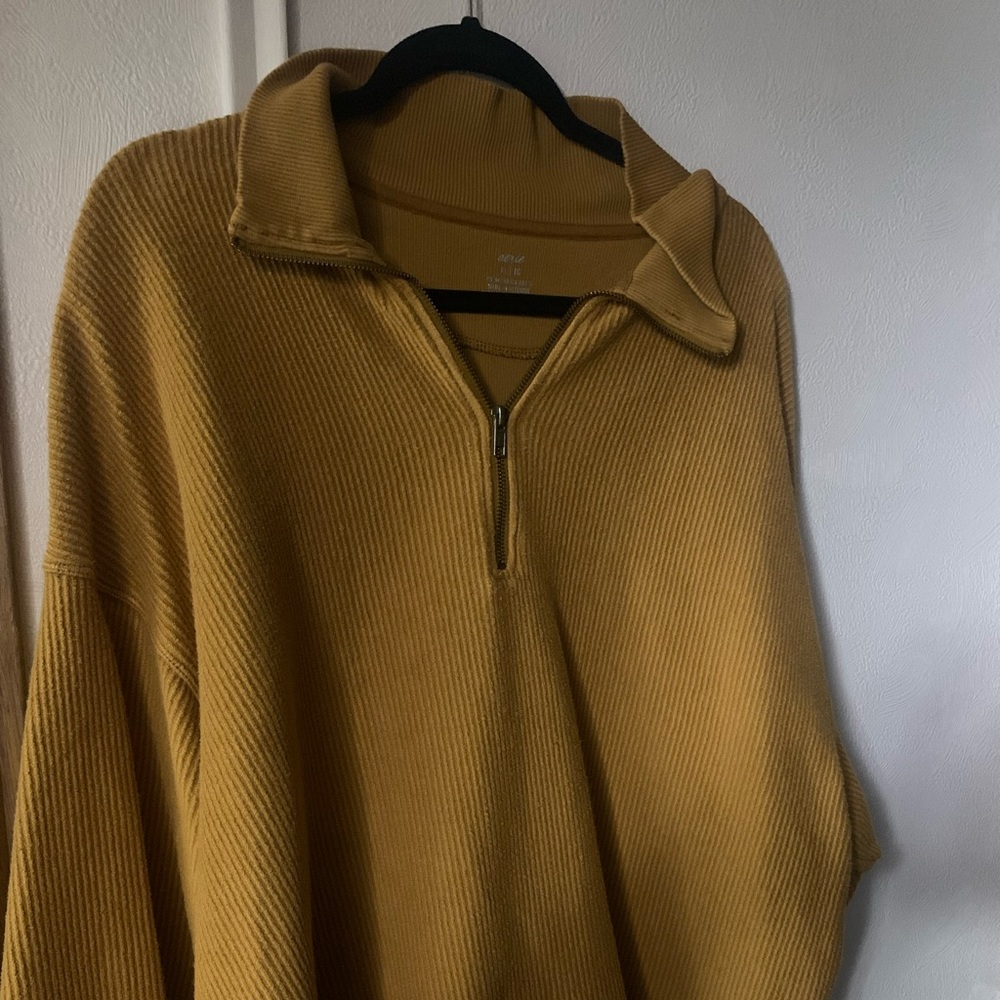 Aerie 3/4 Zip Sweater